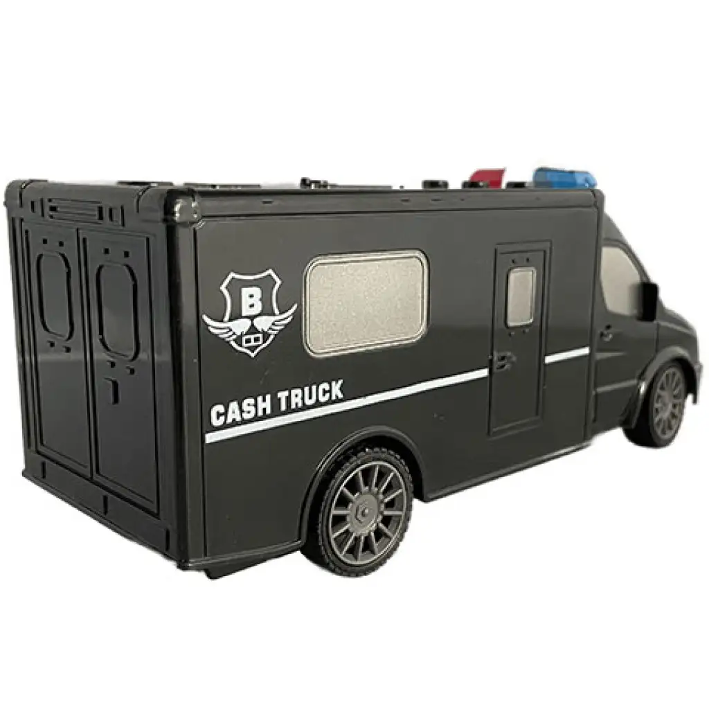 RC Távirányítós pénzszállító kisbusz fény és hang effektekkel 1:18-as méretarány 20cm kép 2