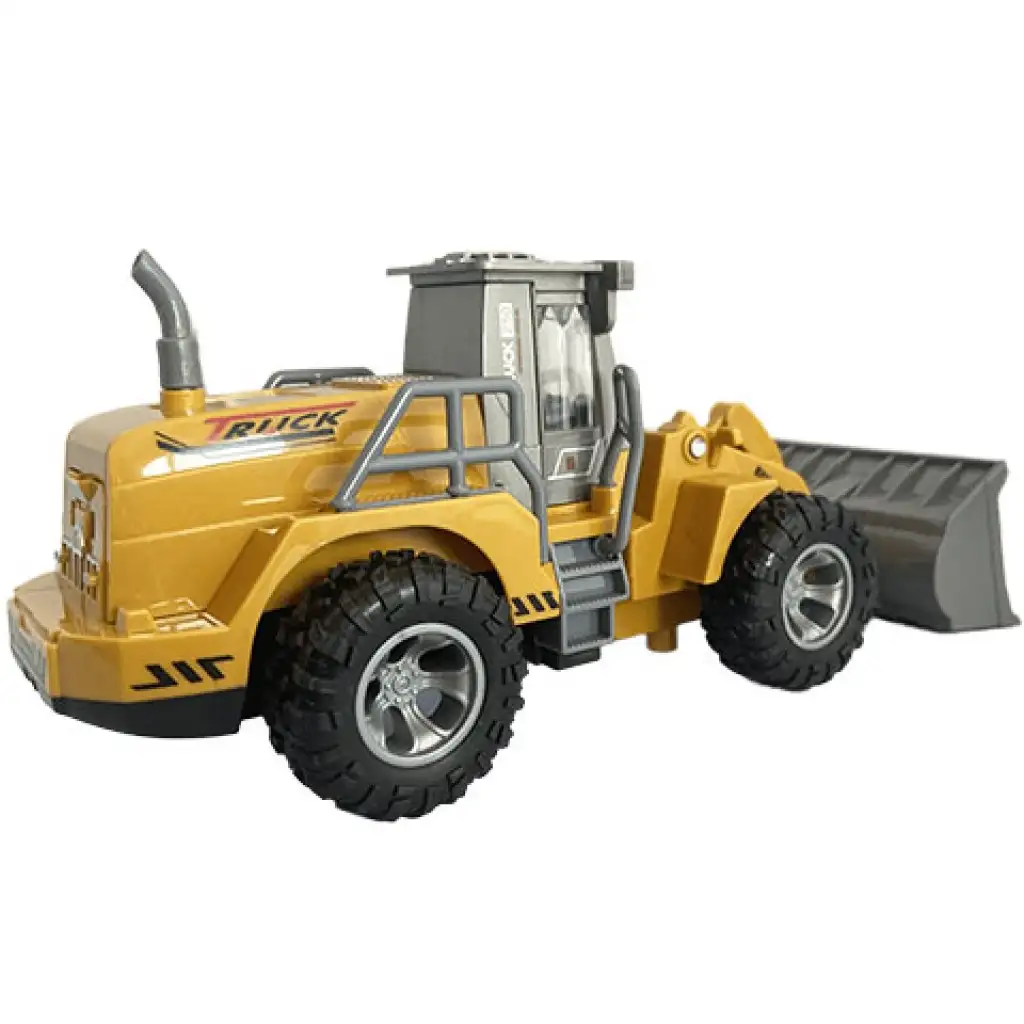 RC Távirányítós buldózer munkagép fényeffektekkel 1/30-as méretarányban 24cm kép 2