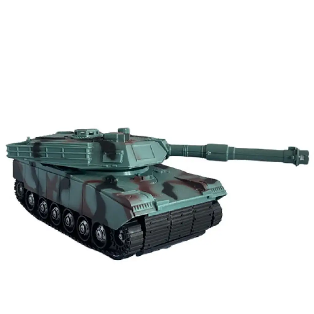 RC Távirányítós terepmintás M1 Abrams tank fénnyel és hanggal 1/32-es méretarány 23cm kép 2