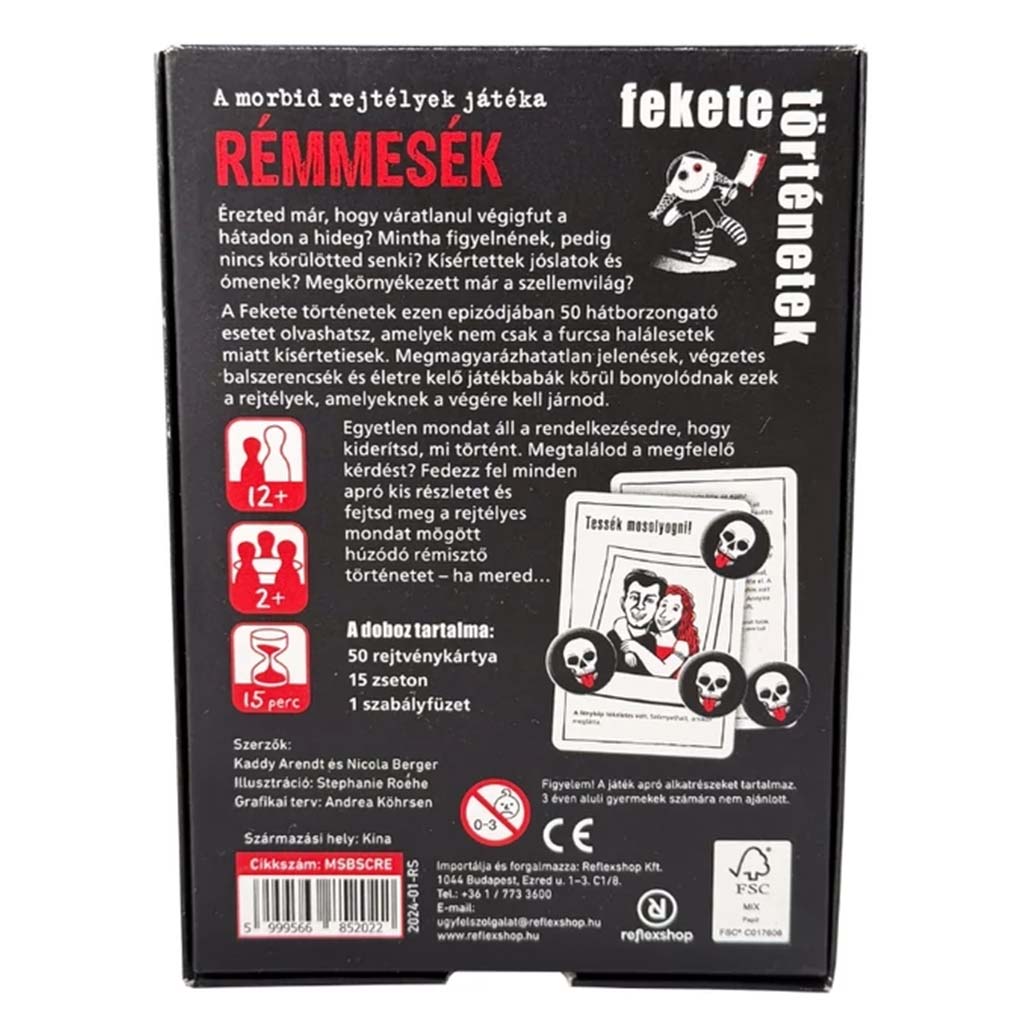 Fekete történetek: Rémmesék logisztori rejtvények kép 2