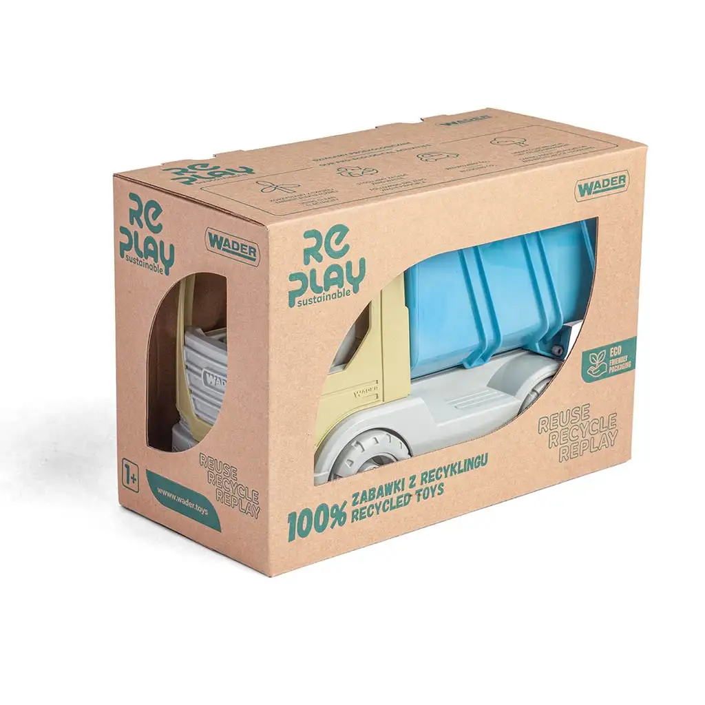 RePlay Tech Truck újrahasznosított munkagépek - Dömper 23cm - Wader kép 2