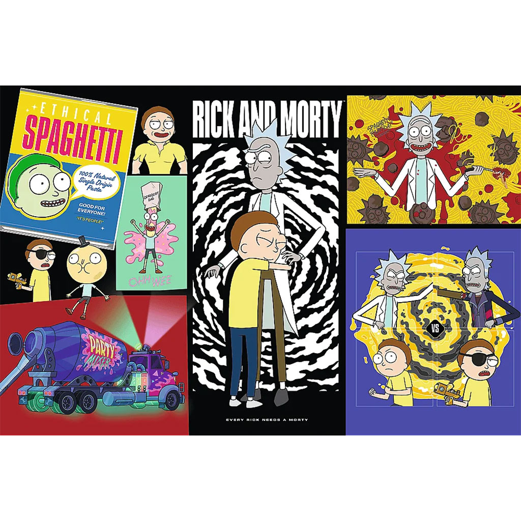 Rick és Morty Egy különös hely a galaxisban 300db-os puzzle - Trefl kép 2