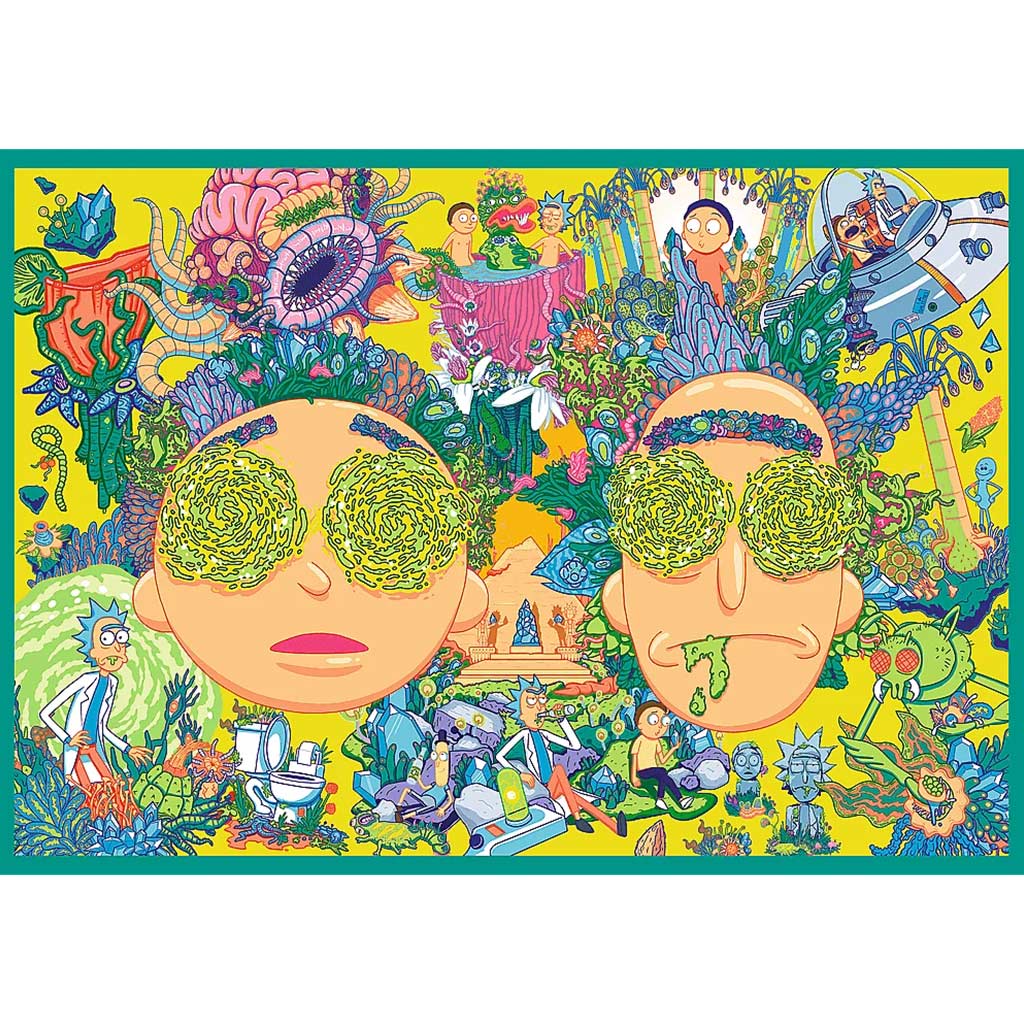 Rick és Morty Őrült kalandok 4x250db-os puzzle - Trefl kép 2