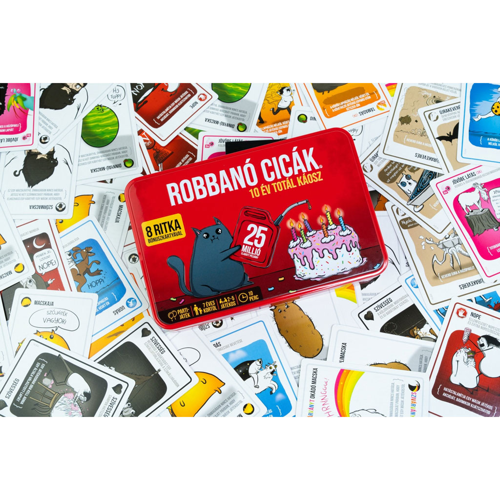 Robbanó cicák - 10 éves jubileumi kiadás társasjáték kép 5