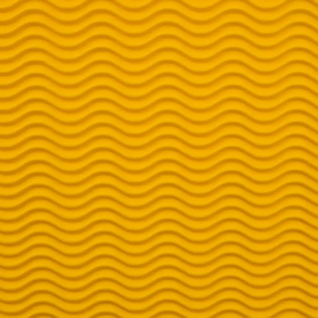 Sárga dekor 3D hullámkarton B2 50x70cm 1db