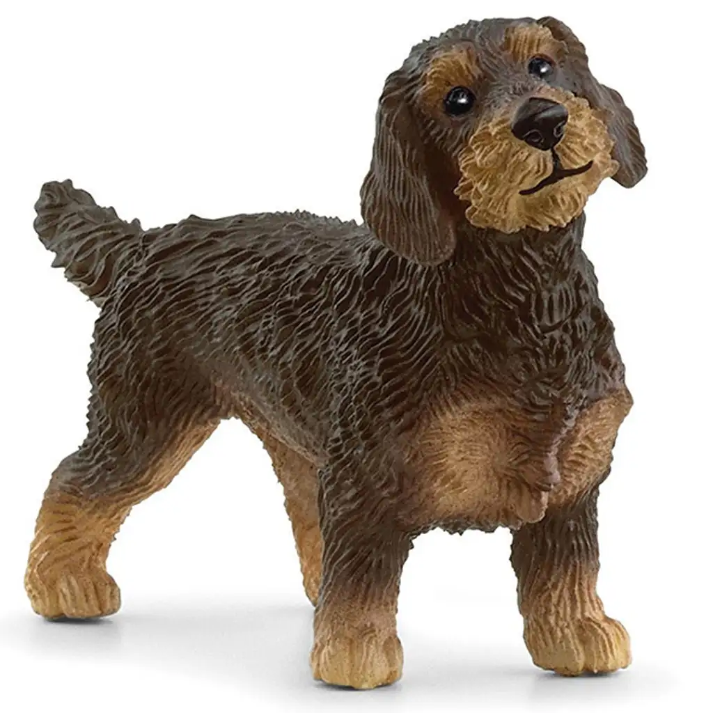 Schleich: Drótszőrű tacskó figura (13972)
