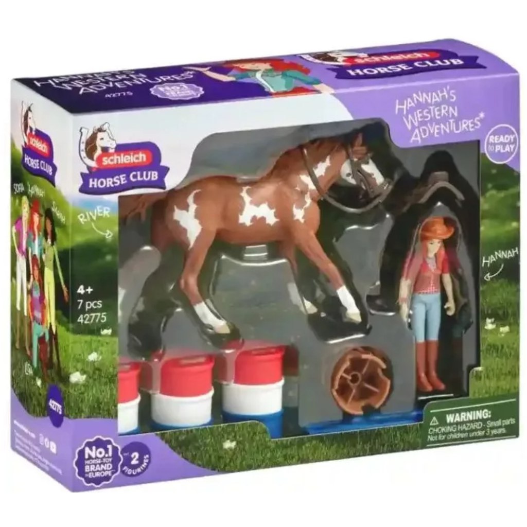 Schleich: Horse Club - Hannah Western kalandja (42775)