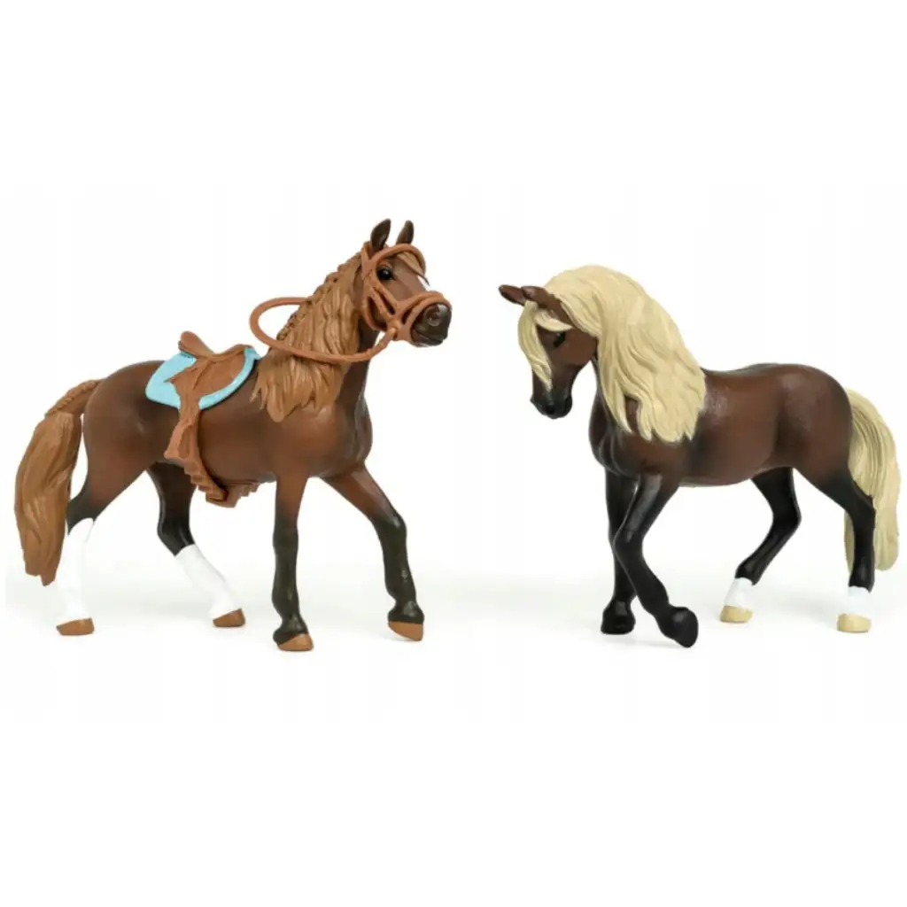 Schleich: Horse Club - Perui paso lovak kezdő játékszett (42738) kép 2