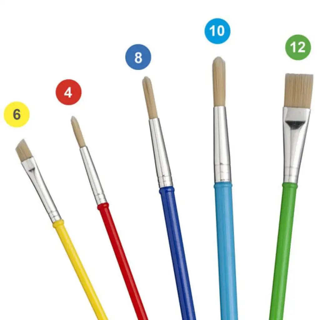 School Brush ecset szett 5db-os - Carioca kép 2