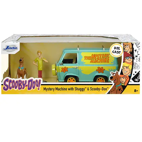 Scooby Doo figura és Csodajárgány autómodell 1/24 - Simba Toys
