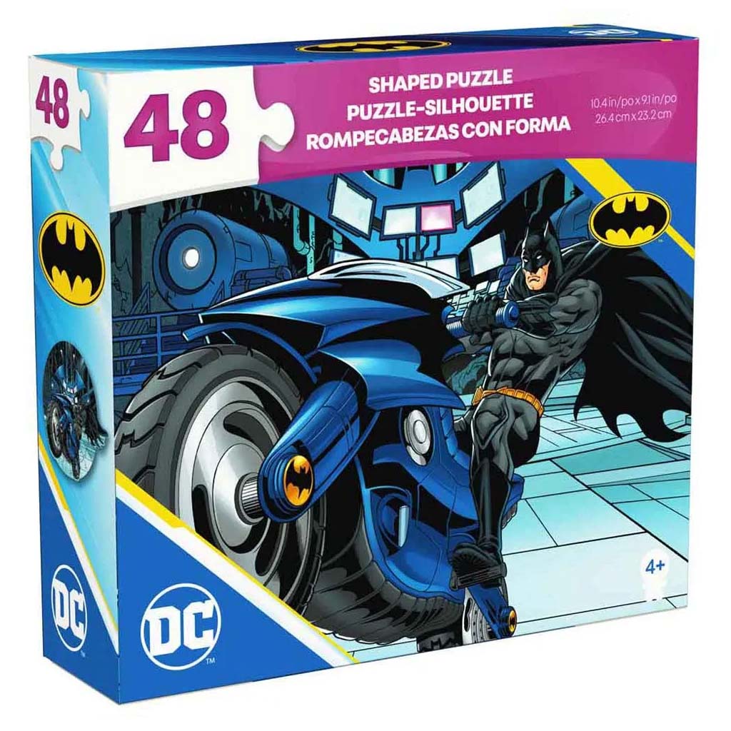 DC Comics Batman motorkerékpáron 48db-os puzzle - Spin Master