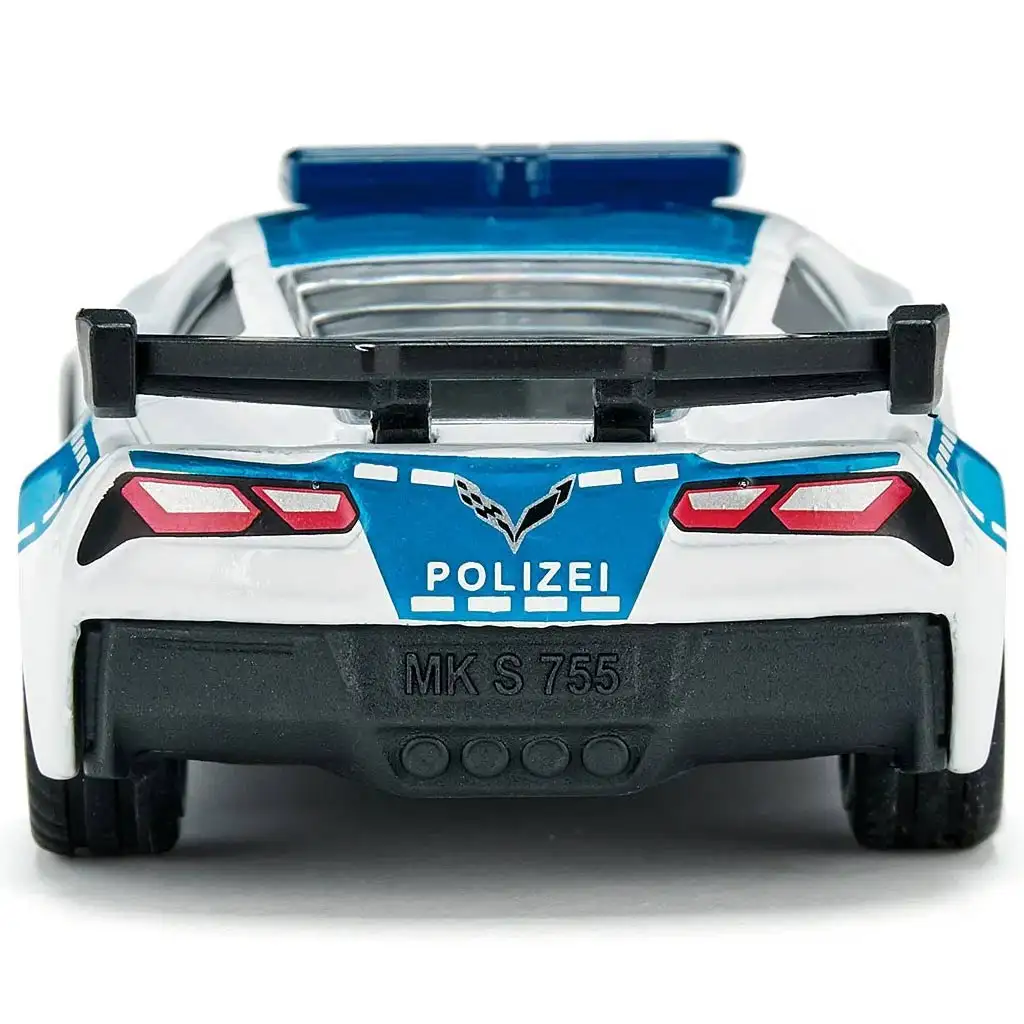 SIKU Chevrolet Corvette ZR1 rendőr kisautó 1/64 kép 4