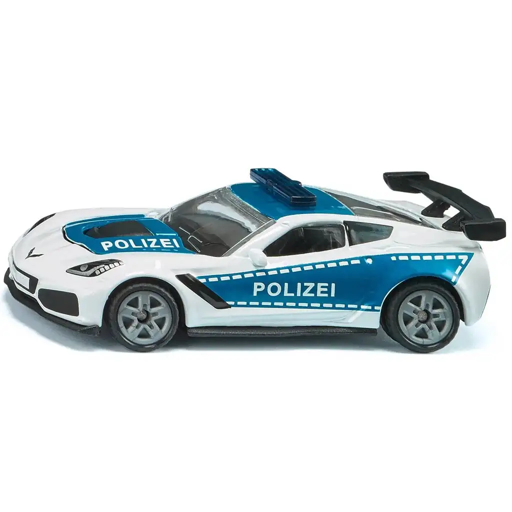 SIKU Chevrolet Corvette ZR1 rendőr kisautó 1/64