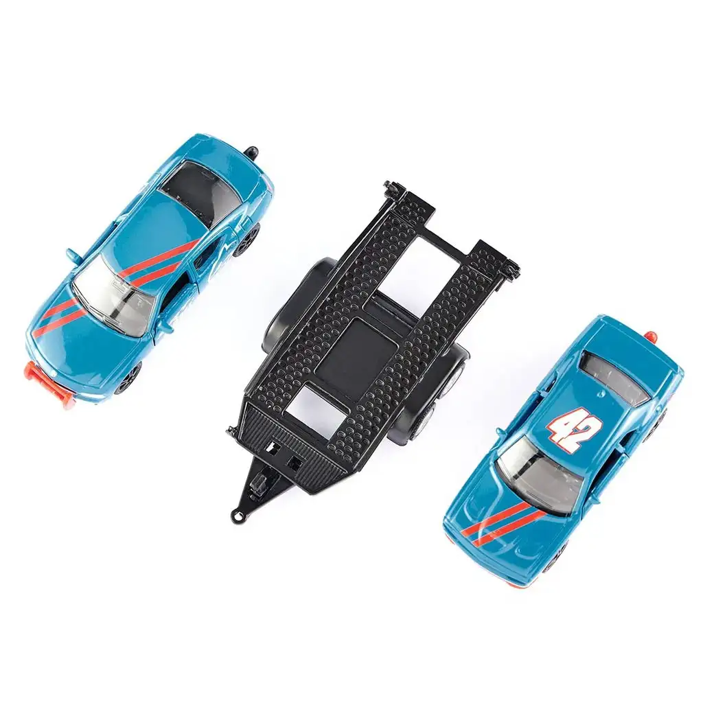 SIKU Dodge Charger + Dodge Challenger SRT Racing kisautó kétdarabos szett 1/55 kép 3
