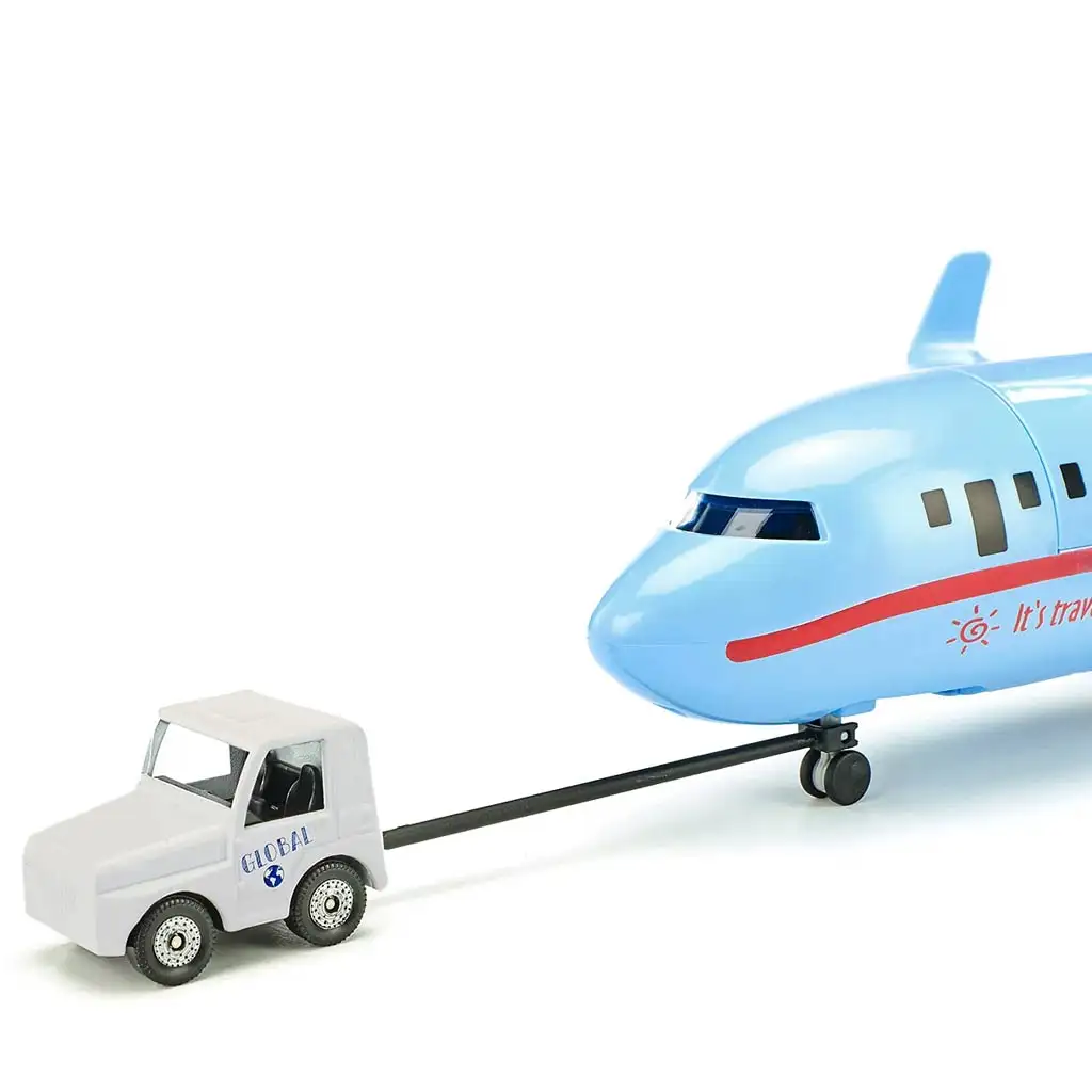 SIKU Kereskedelmi utasszállító repülőgép kiegészítőkkel 1/87 kép 2