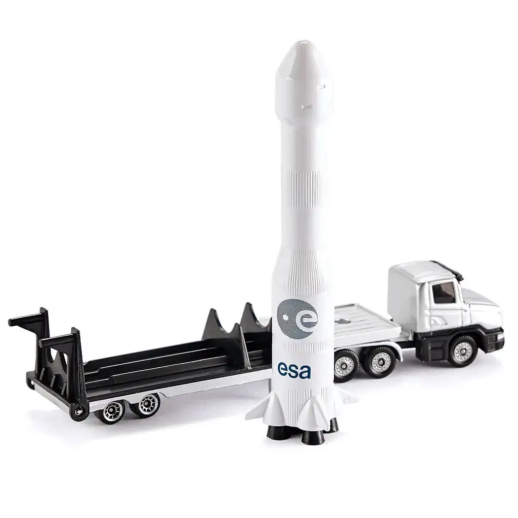 SIKU Űrmissziós kamion rakétás utánfutóval 1/87 kép 2