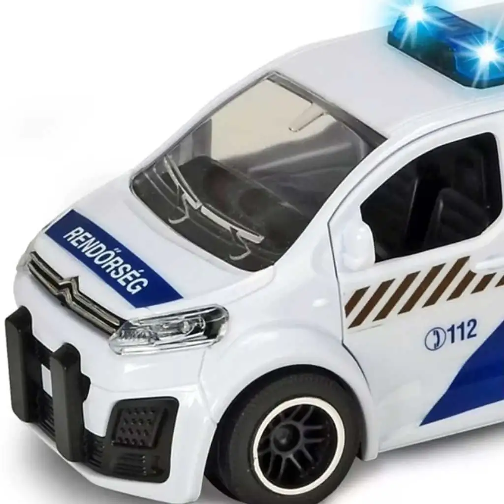 Dickie SOS széria: Citroen SpaceTourer rendőrautó trafipax-al - Simba toys kép 3