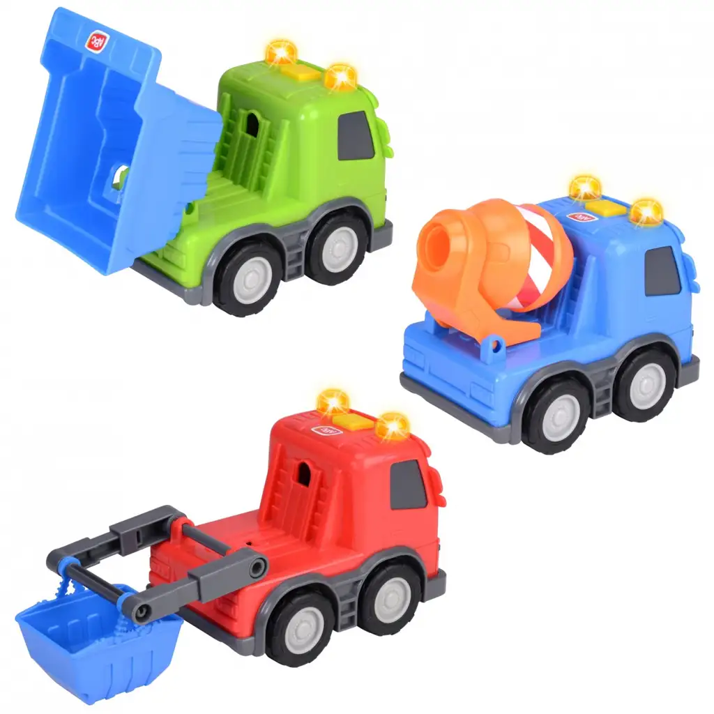 ABC Volvo Trucky városi munkagépek több változatban 13 cm - Simba Toys kép 3