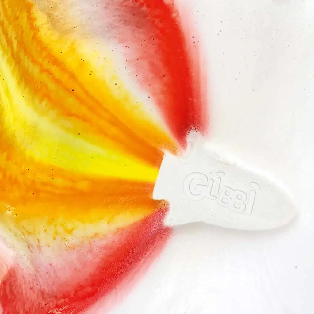 Glibbi Rocket: Rakéta formájú fürdőbomba lángcsóva színekkel - Simba toys kép 3