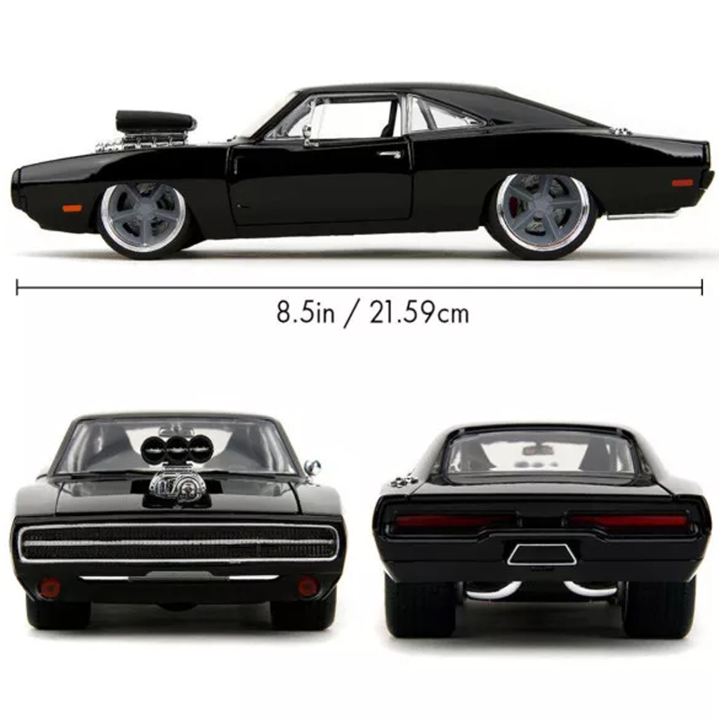 Halálos iramban: 1970 Dodge Charger fém autómodell 1/24 - Jada Toys kép 4