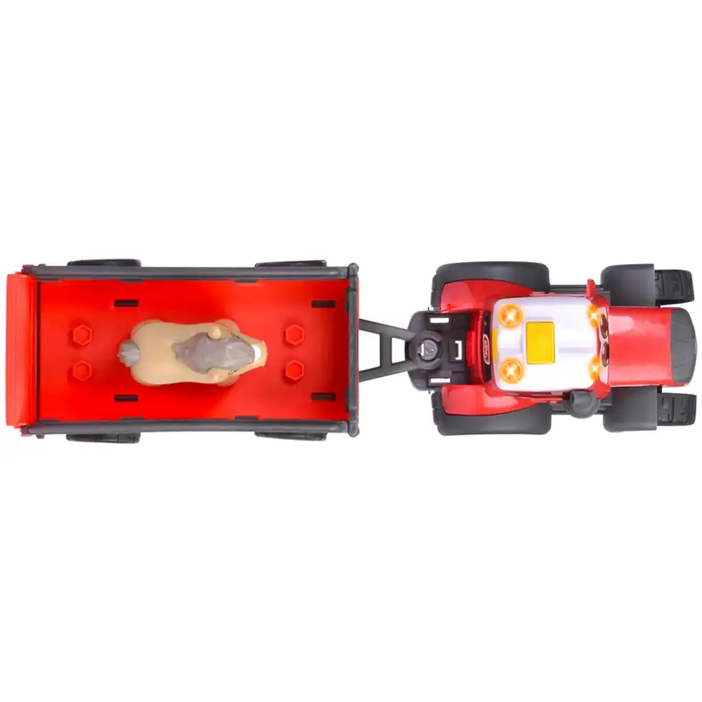 ABC Massey állatszállító traktor lóval - Simba Toys kép 4