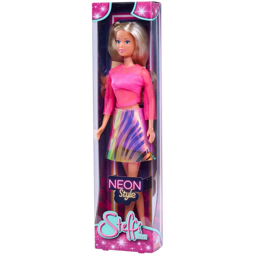 Steffi Love: Steffi Neon Style baba kétféle változatban 1db - Simba Toys kép 4