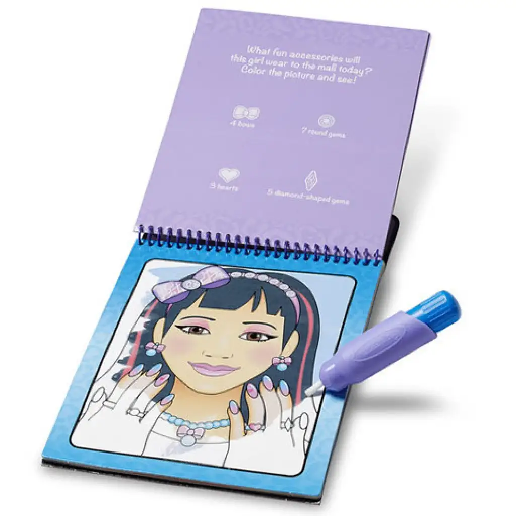 Smink és manikűr rajzolás vízzel kreatív játék - Melissa & Doug kép 2