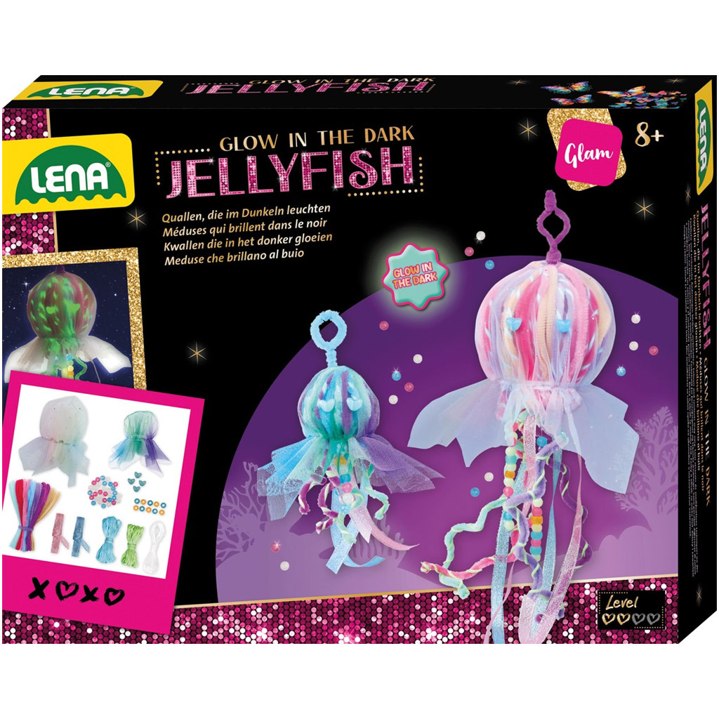LENA: Sötétben világító medúza készítő szett