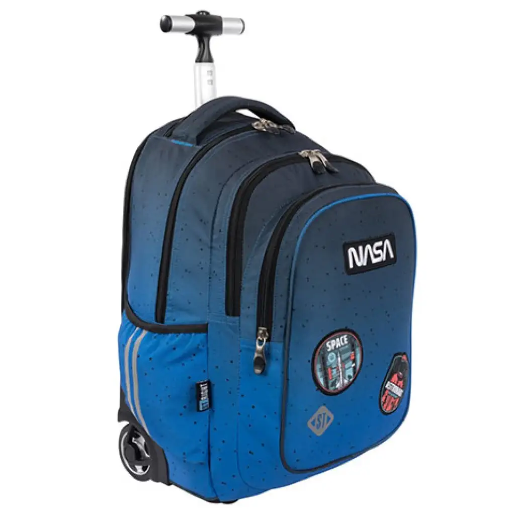 St.Right Space Moon NASA gurulós iskolatáska, hátizsák 44x32x25cm kép 2