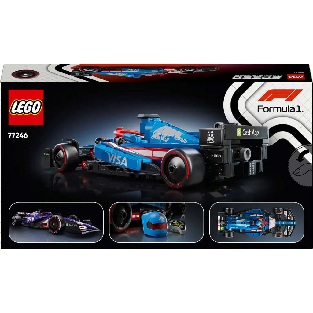 LEGO® Speed Champions: Visa Cash App RB VCARB 01 F1® versenyautó (77246) kép 2