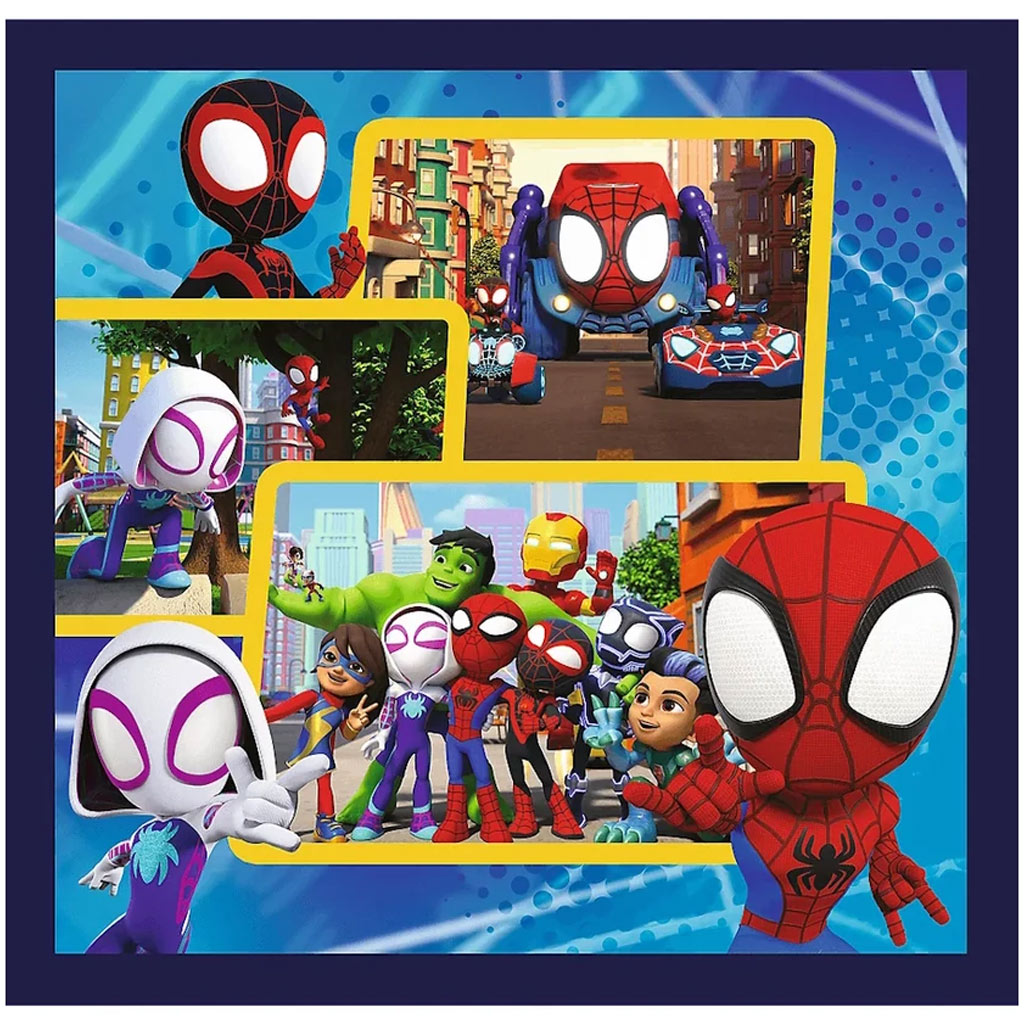 Spidey és barátai 3 az 1-ben 20-36-50db-os puzzle - Trefl kép 2