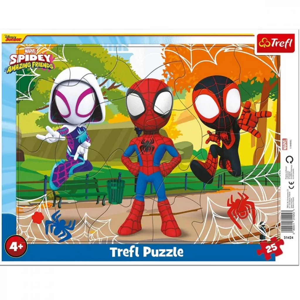 Spidey és csodálatos barátai 25 db-os keretes puzzle - Trefl