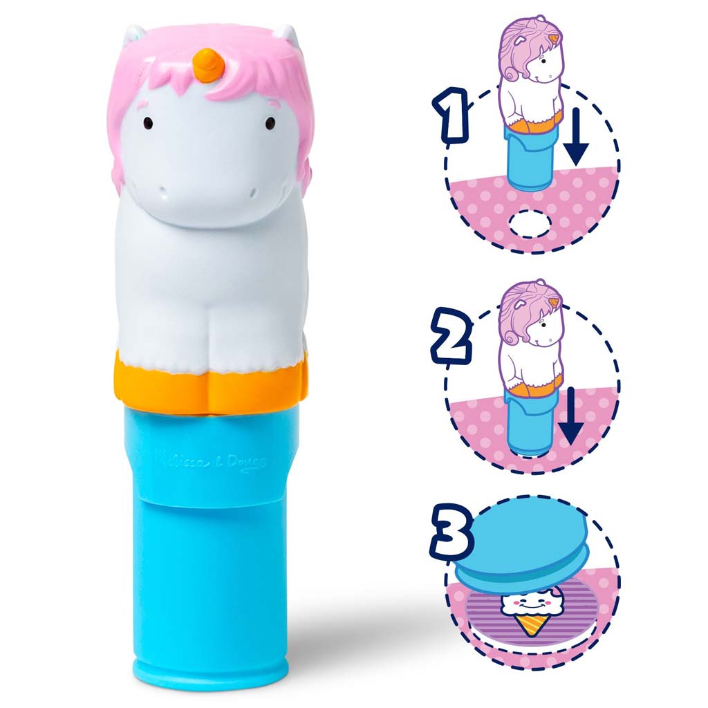 Melissa&Doug: Sticker WOW! Matrica pecsételő – Unikornis – Spin Master kép 2