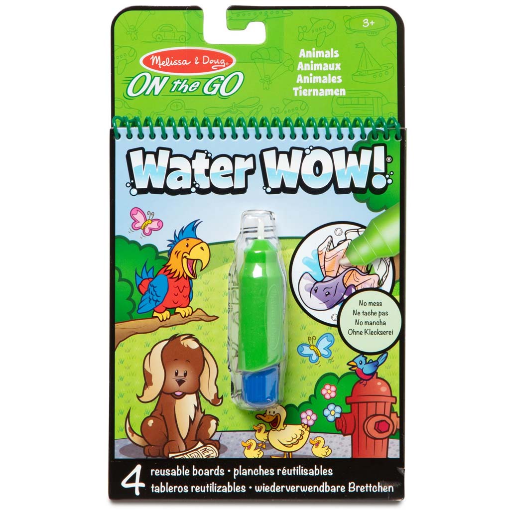 Melissa&Doug: Water WOW! Rajzolás vízzel - Állatok – Spin Master
