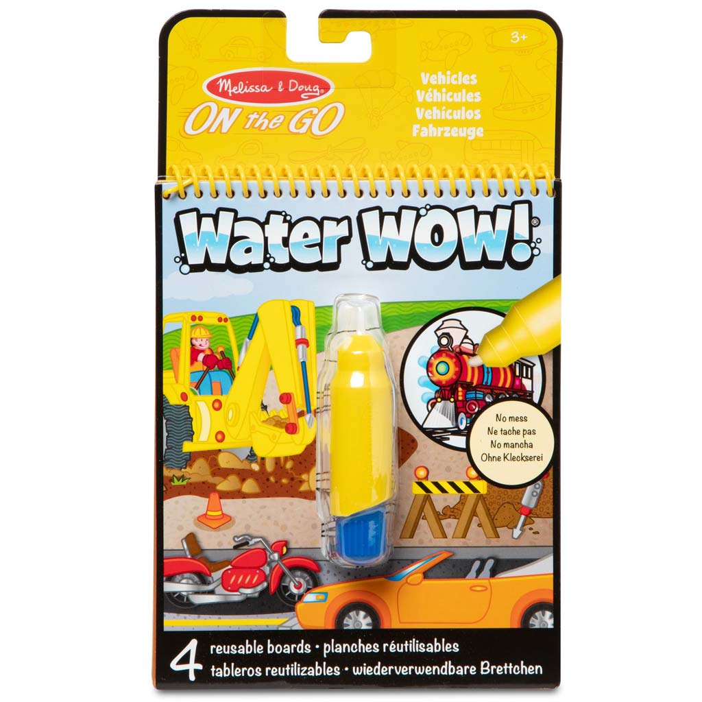 Melissa&Doug: Water WOW! Rajzolás vízzel - Járművek – Spin Master