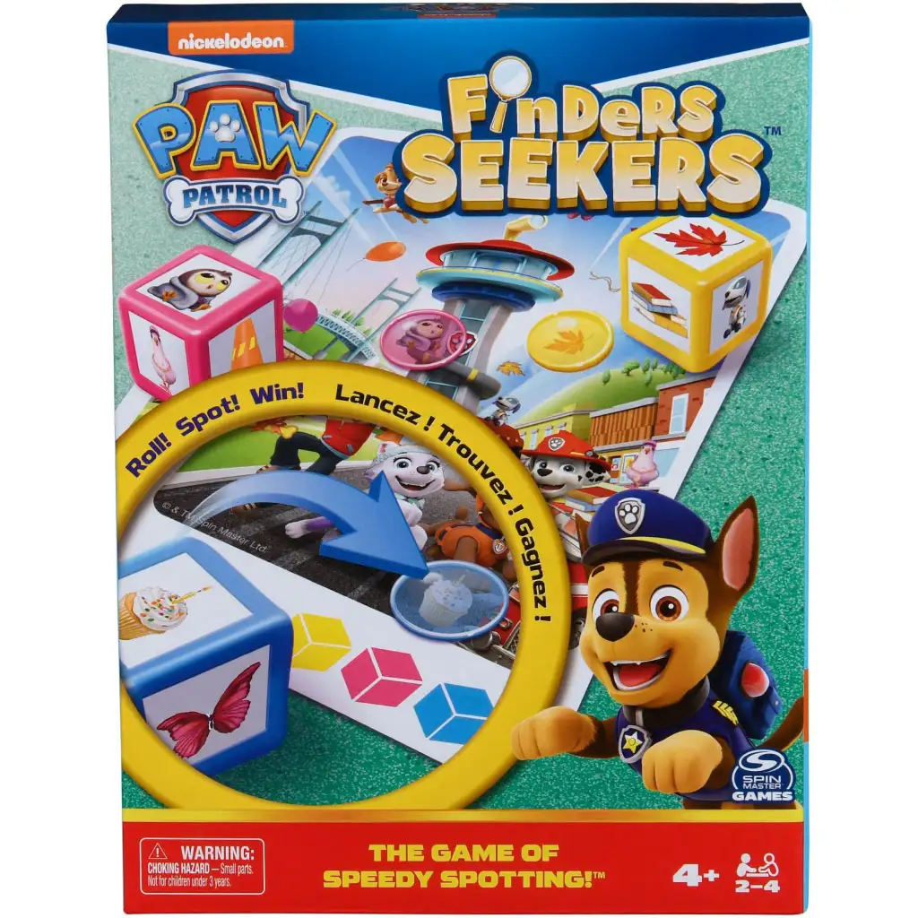 Mancs Őrjárat: Finders Seekers társasjáték - Spin Master