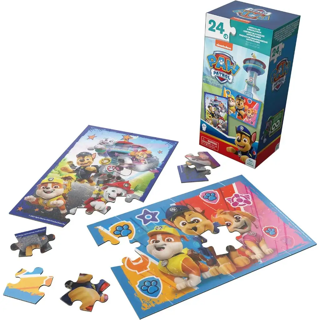 Mancs Őrjárat: Lentikuláris puzzle 2x24db-os - Spin Master kép 2