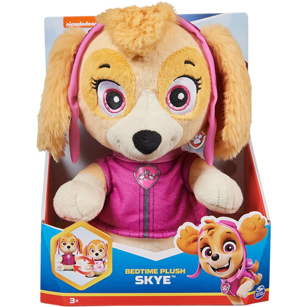 Mancs őrjárat: Skye alvós plüss figura kifordítható ruhában 25cm - Spin Master