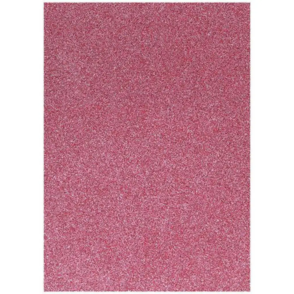 Spirit: Öntapadós csillámos dekorációs habszivacs lap mályva színben A/4 1db