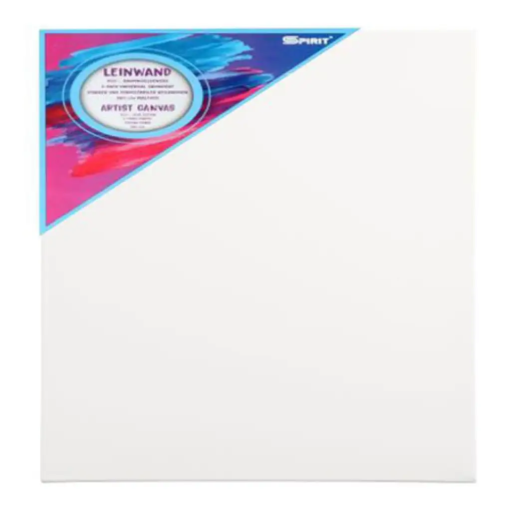 Spirit: Feszített fehér festővászon 60x60cm-as
