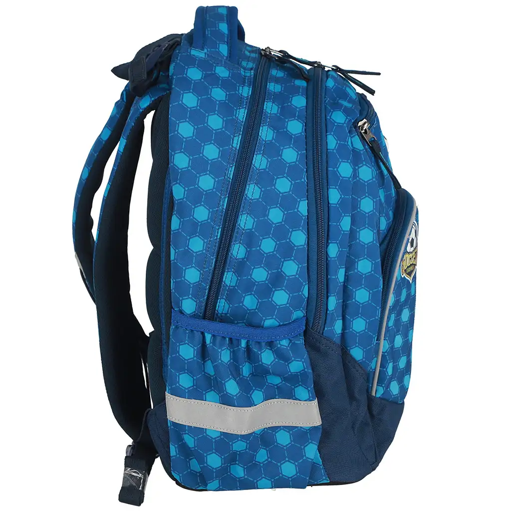 Spirit: Soccer champion foci 3D mintás lekerekített iskolatáska, hátizsák 34x26x44cm kép 4