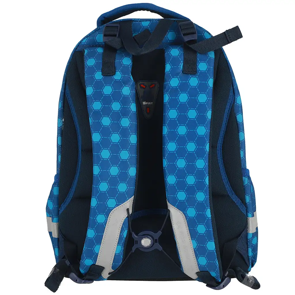 Spirit: Soccer champion foci 3D mintás lekerekített iskolatáska, hátizsák 34x26x44cm kép 2