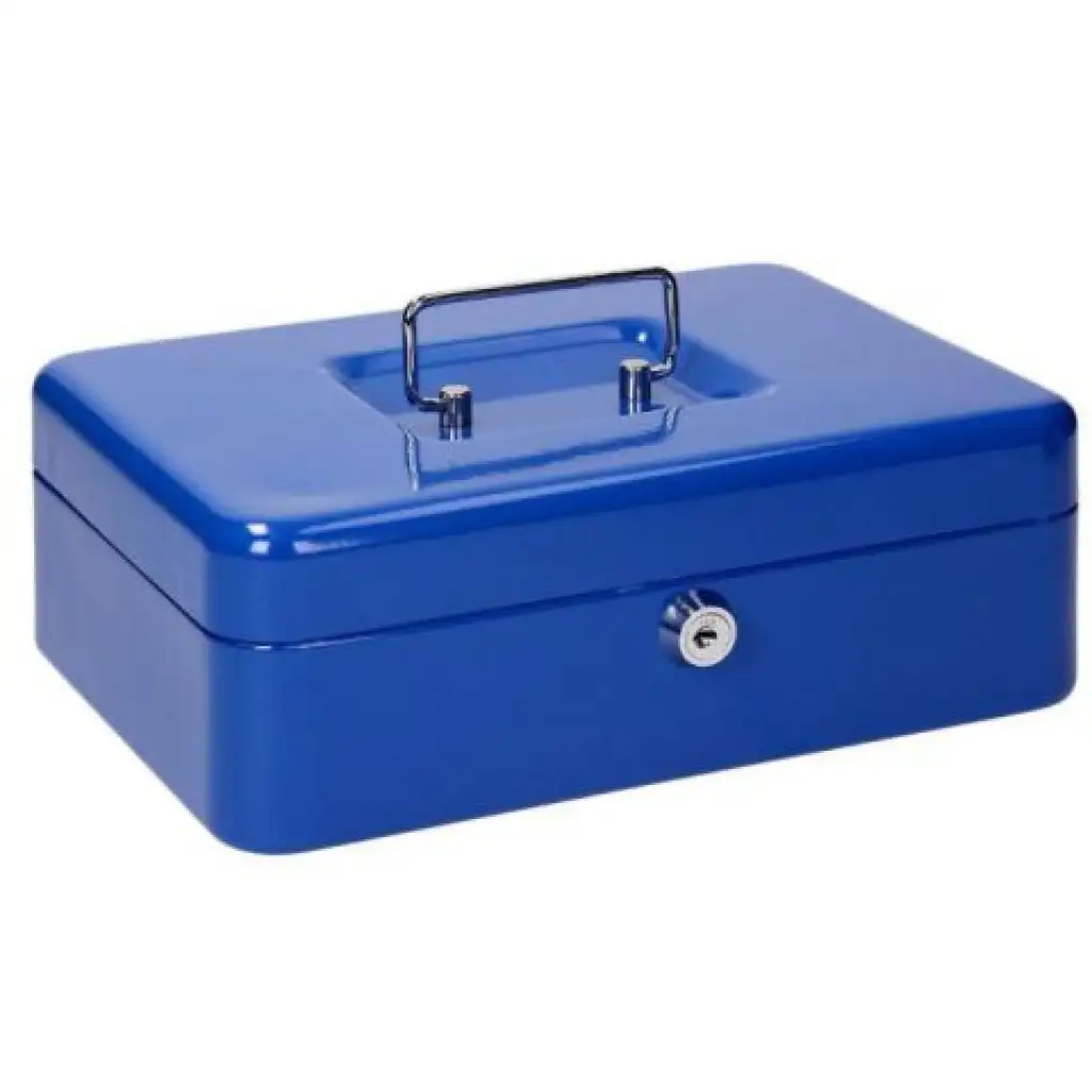 Spirit: Kék kis méretű zárható pénzkazetta - CB320