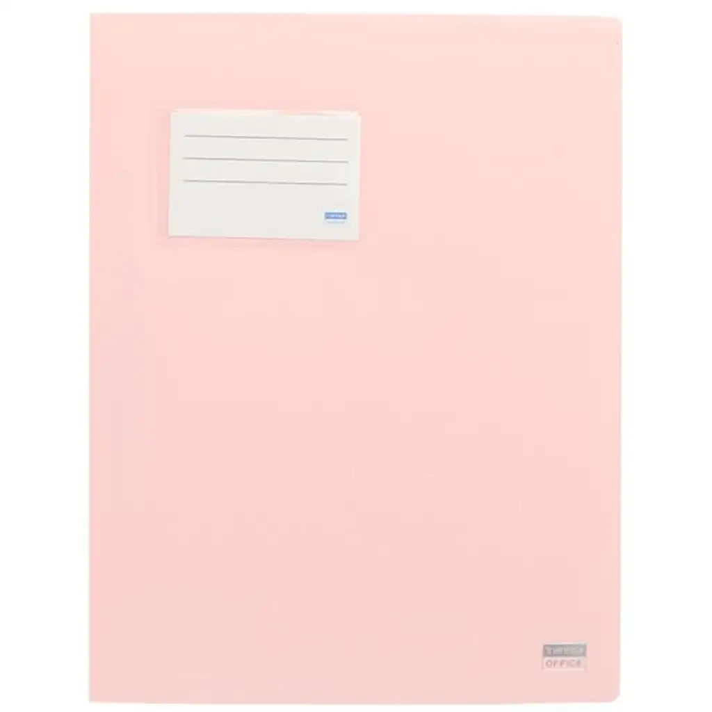 Spirit: Lefűző mappa kártyatartóval pasztell narancssárga színben A4