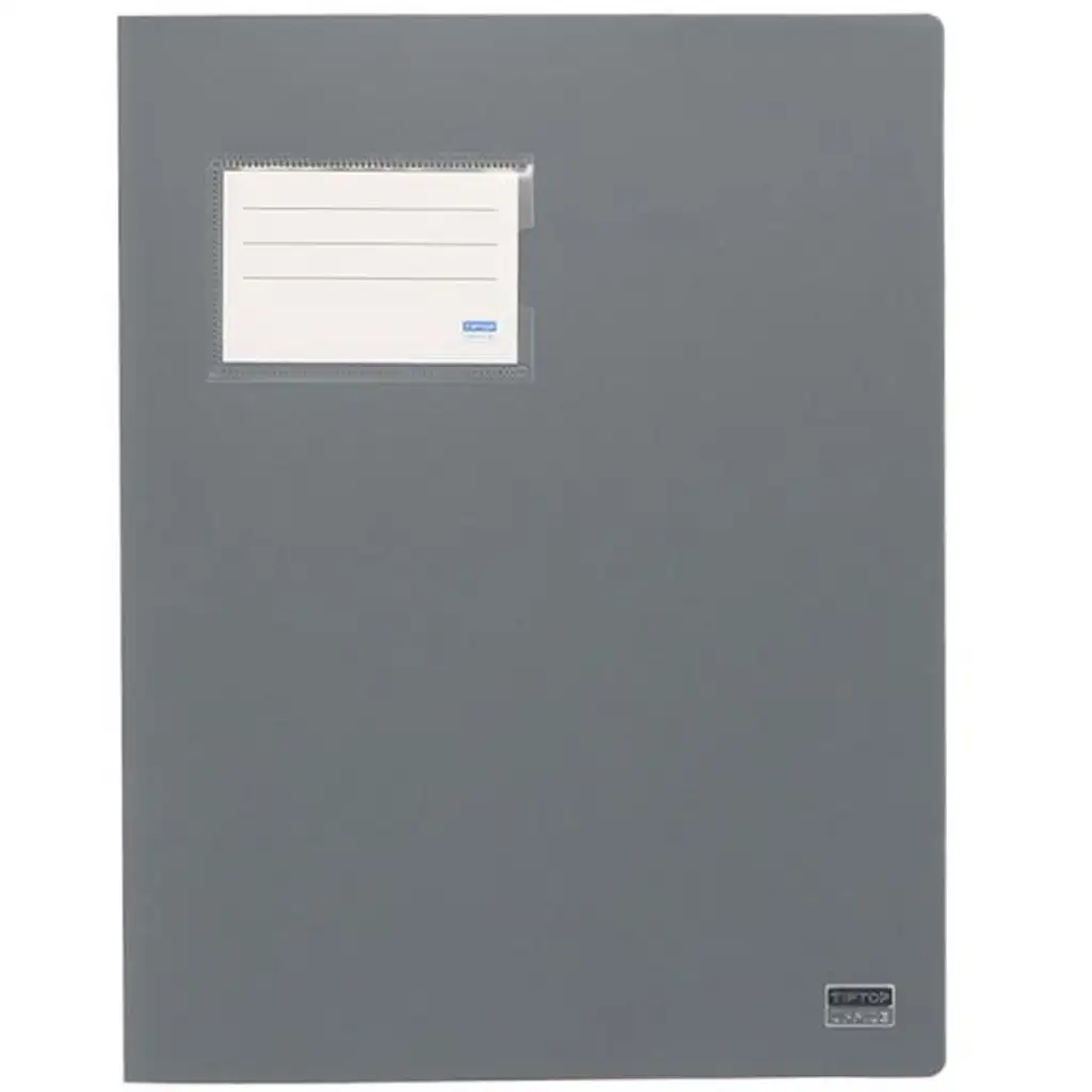 Spirit: Lefűző mappa kártyatartóval szürke színben A4