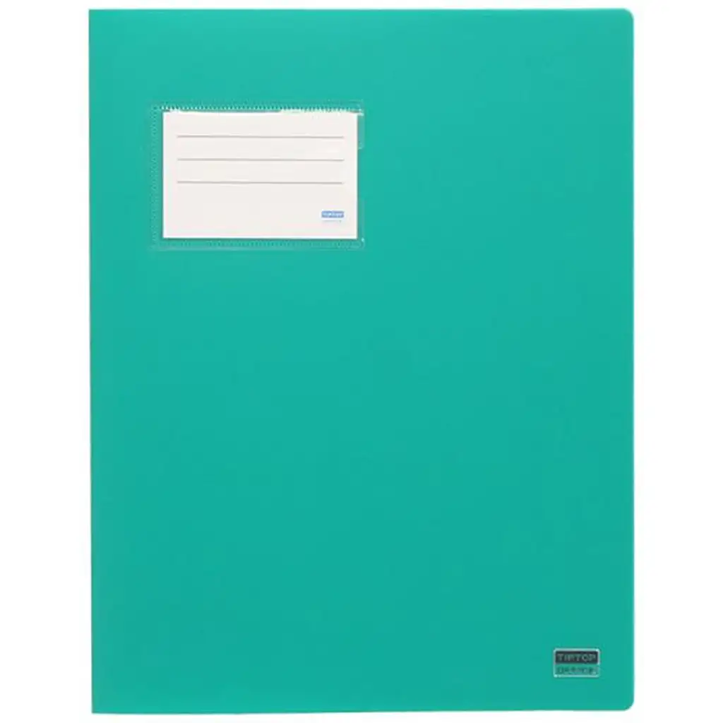 Spirit: Lefűző mappa kártyatartóval türkizzöld színben A4