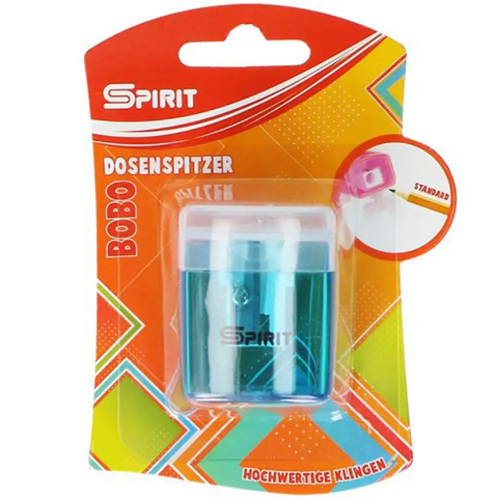 Spirit: Bobo műanyag hegyező többféle színben 1db-os csomag kép 2