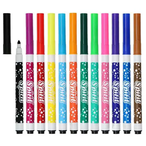 Spirit: Prémium színes filctoll 12db-os szett kép 2