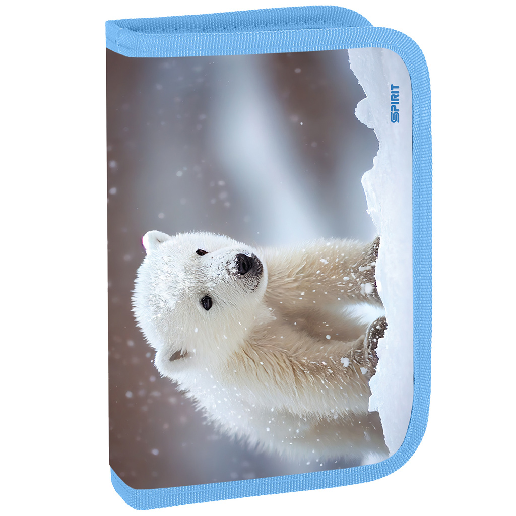 Spirit: Jegesmedve mintás töltött kihajtható tolltartó 50db-os