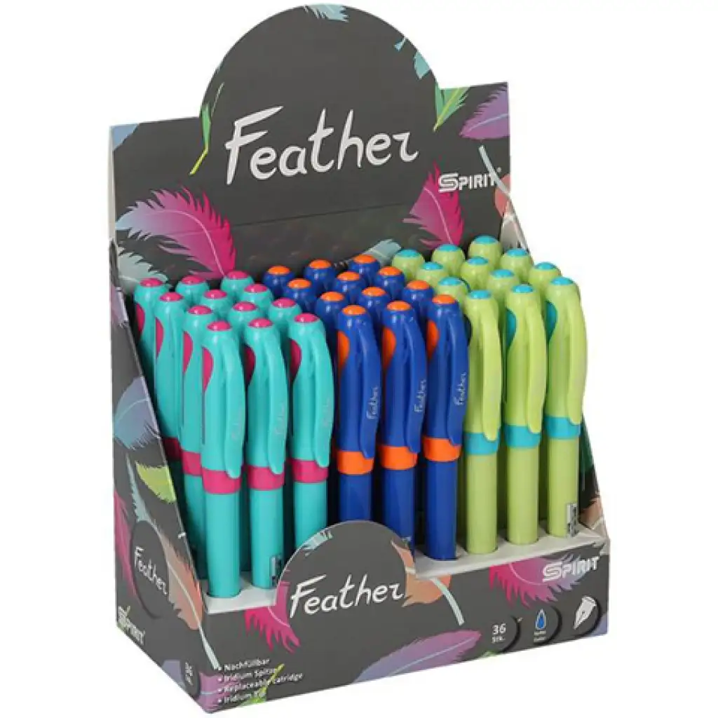 Spirit: Feather töltőtoll kék tintával többféle színben 1db